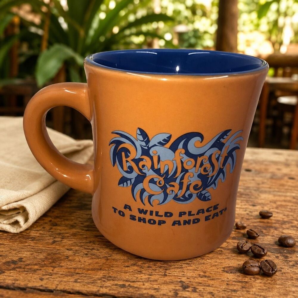 Rainforest Cafe Coffe Mug 1999 Vintage